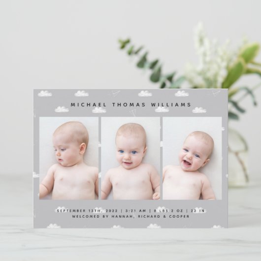 ベビー出生告知 (スタンド正面)