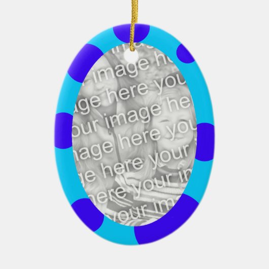 ベビー初のイースターエッグオーナメント セラミックオーナメント (正面)