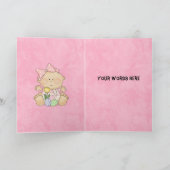 ベビー初のイースターカード シーズンカード (内部)