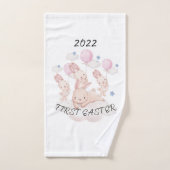 ベビー初のイースタークッション バスタオルセット (ハンドタオル)