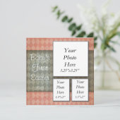 ベビー初のイースターフォトカード シーズンカード (スタンド正面)