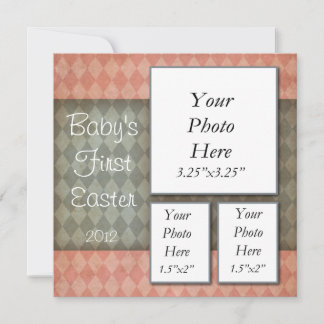 ベビー初のイースターフォトカード シーズンカード
