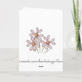 ベビー初のイースター挨拶カード シーズンカード (裏面)