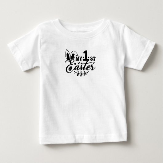 ベビー初のイースターTシャツ ベビーTシャツ (正面)
