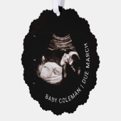 ベビー初のクリスマスオーナメントカード オーナメントカード (左)