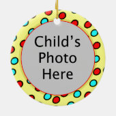 ベビー初のハヌカー – 両面 セラミックオーナメント (裏面)