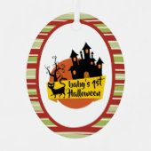 ベビー初のハロウィーンオーナメント メタルオーナメント (正面)