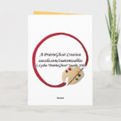 ベビー初のハロウィーンカード カード (裏面)