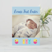 ベビー初の復活祭の写真カード シーズンカード (スタンド正面)