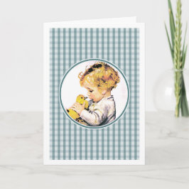 ベビー初の復活祭。ヴィンテージベビーとアクリング シーズンカード