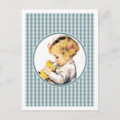 ベビー初の復活祭。ヴィンテージベビーはがき シーズンポストカード (正面)