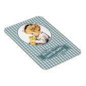 ベビー初の復活祭。ヴィンテージ男の赤ちゃん マグネット (右側)