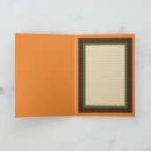 ベビー初の感謝祭の追加メッセージカード カード (内部)