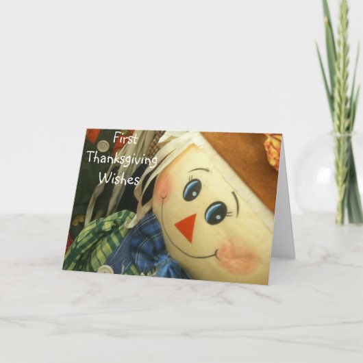 ベビー初の感謝祭 シーズンカード (正面)