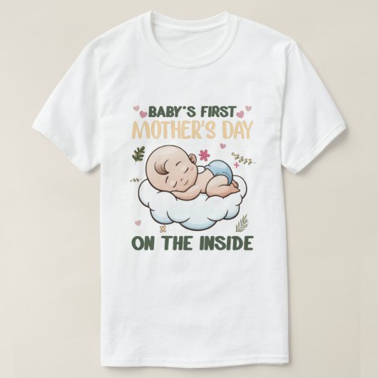 ベビー初の母の日の内装シャツ Tシャツ (デザイン正面)