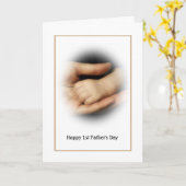 ベビー初の父の日のカード カード (黄色い花)