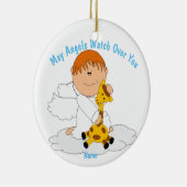 ベビー初の聖体拝領、バプテスマ、ゴッドチャイルド写真 セラミックオーナメント (右)