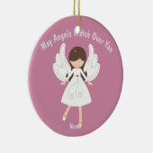 ベビー初の聖体拝領、バプテスマ、ゴッドチャイルド写真 セラミックオーナメント (右)
