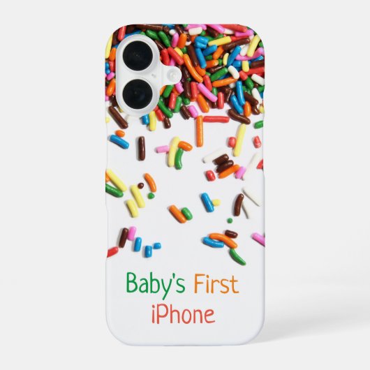 ベビー初のiPhone iPhone 16ケース (裏面)