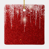 ベビー初めてのクリスマスの写真名 セラミックオーナメント (裏面)