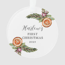 ベビー初めてのクリスマスウィンターボタニカル