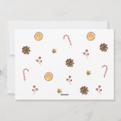 ベビー初めてのクリスマスエレガント&ボタニカル シーズンカード (裏面)