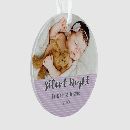 ベビー初めてのクリスマスオーナメント オーナメント (正面)