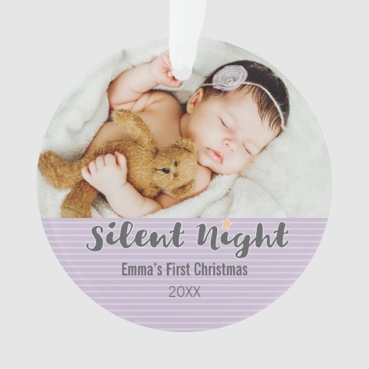 ベビー初めてのクリスマスオーナメント オーナメント (正面)