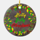 ベビー初めてのクリスマスオーナメント セラミックオーナメント (裏面)