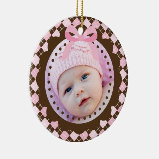 ベビー初めてのクリスマスオーナメント セラミックオーナメント (右)