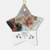 ベビー初めてのクリスマスオーナメント セラミックオーナメント (左)