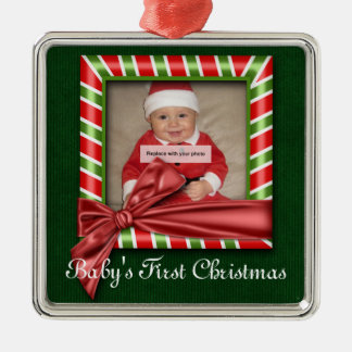 ベビー初めてのクリスマスオーナメント メタルオーナメント