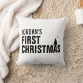 ベビー初めてのクリスマスカスタム装飾用クッション クッション (ブランケット)