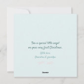 ベビー初めてのクリスマスカワイイ子猫サンタハッツ シーズンカード (裏面)