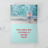 ベビー初めてのクリスマスカード サンキューカード (内部)