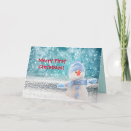 ベビー初めてのクリスマスカード サンキューカード