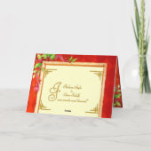 ベビー初めてのクリスマスカード シーズンカード (裏面)