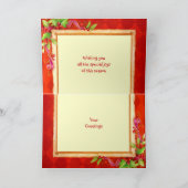 ベビー初めてのクリスマスカード シーズンカード (内部)