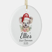 ベビー初めてのクリスマスコアラオーナメント セラミックオーナメント (右)