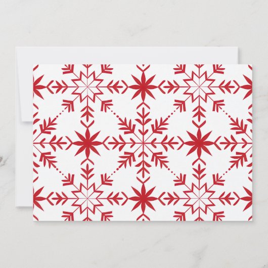 ベビー初めてのクリスマスサンタ誕生のお知らせ 招待状 (裏面)