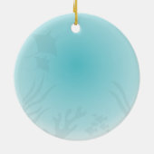 ベビー初めてのクリスマスシャークセラミックオーナメント セラミックオーナメント (裏面)