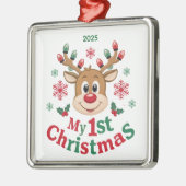 ベビー初めてのクリスマストインデアオーナメント メタルオーナメント (左)