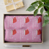 ベビー初めてのクリスマスピンクサンタハットスノーフレーク 薄葉紙 (ギフト)