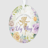 ベビー初めてのクリスマスフェアリー&フラワーズ オーナメント (正面)