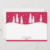 ベビー初めてのクリスマスフォトカード シーズンカード (裏面)