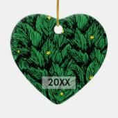 ベビー初めてのクリスマスフォトギフトラベル&オーナメント セラミックオーナメント (裏面)