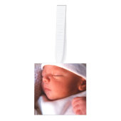 ベビー初めてのクリスマスブロックオーナメント キューブオーナメント (正面)