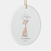 ベビー初めてのクリスマスホリデーオーナメント セラミックオーナメント (右)