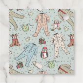 ベビー初めてのクリスマスホリデーシーズンギフトラベル フェイバータグ (裏面)