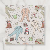 ベビー初めてのクリスマスホリデーシーズンギフトラベル フェイバータグ (裏面)